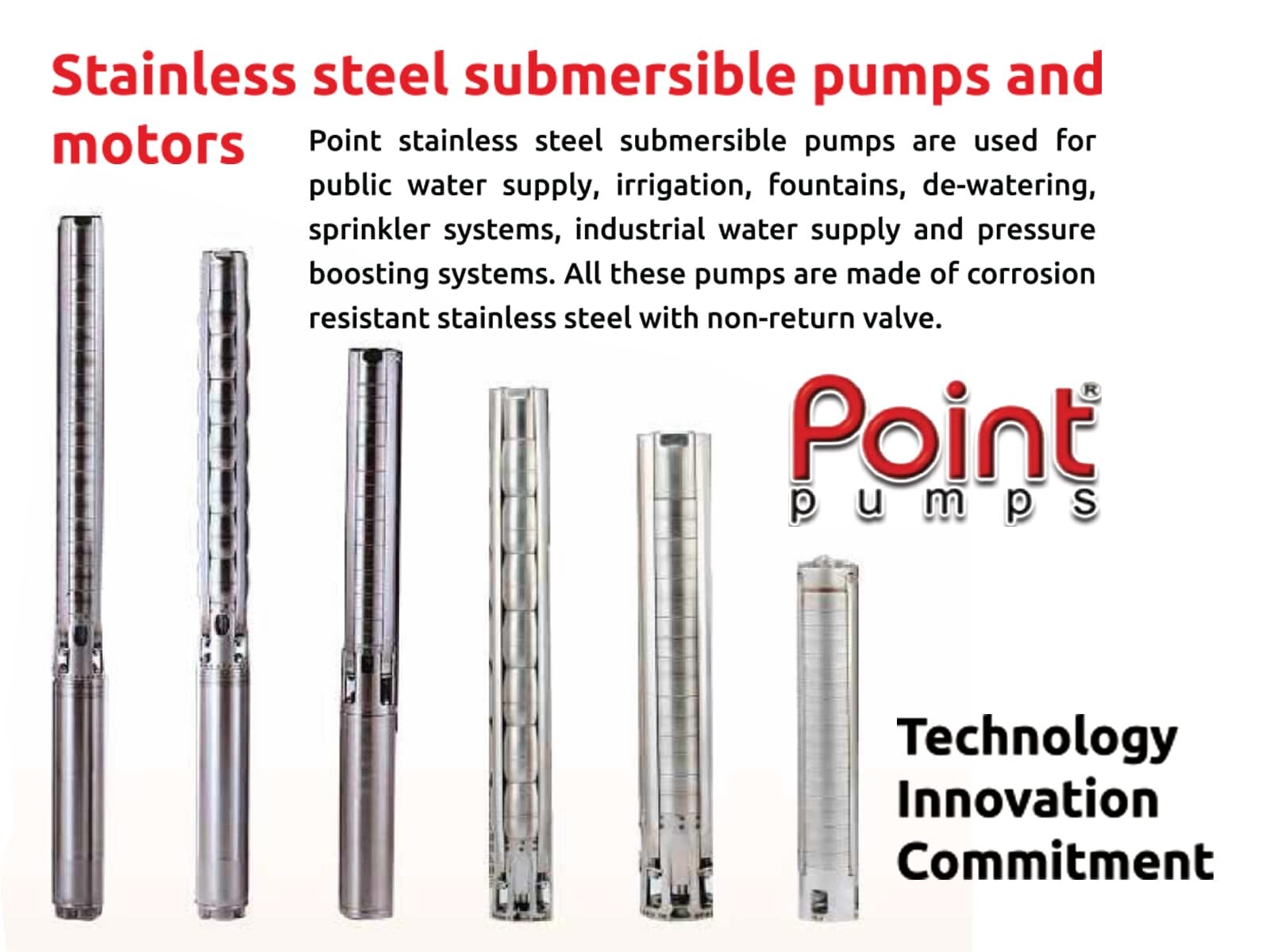 SUBMERSSIBLE PUMPS Image
